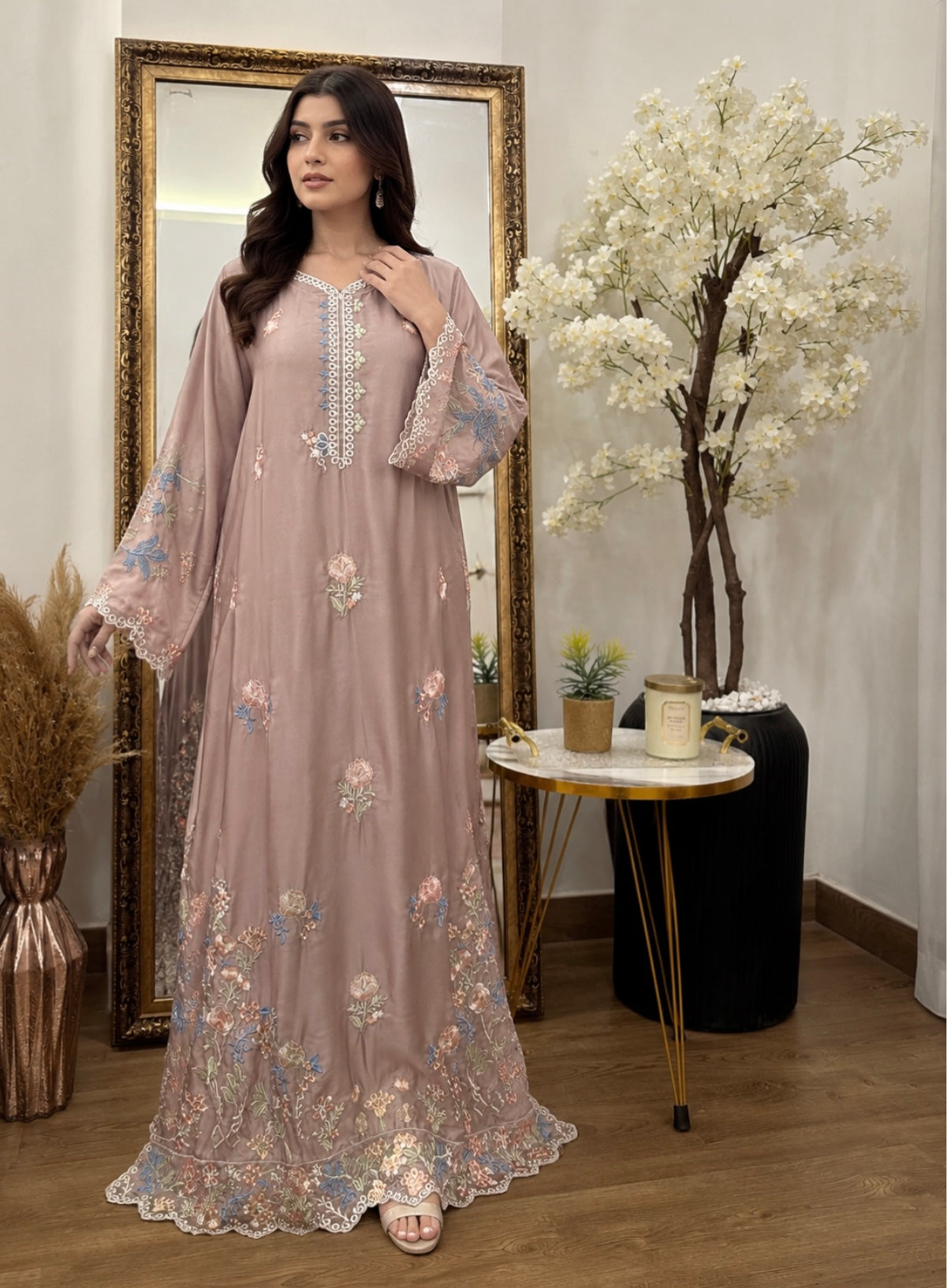 Ranjha kaftan Lilac