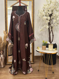 Zarnish kaftan Coca Brown