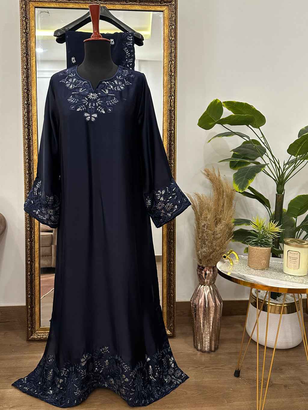 Aaira kaftan neavy blue
