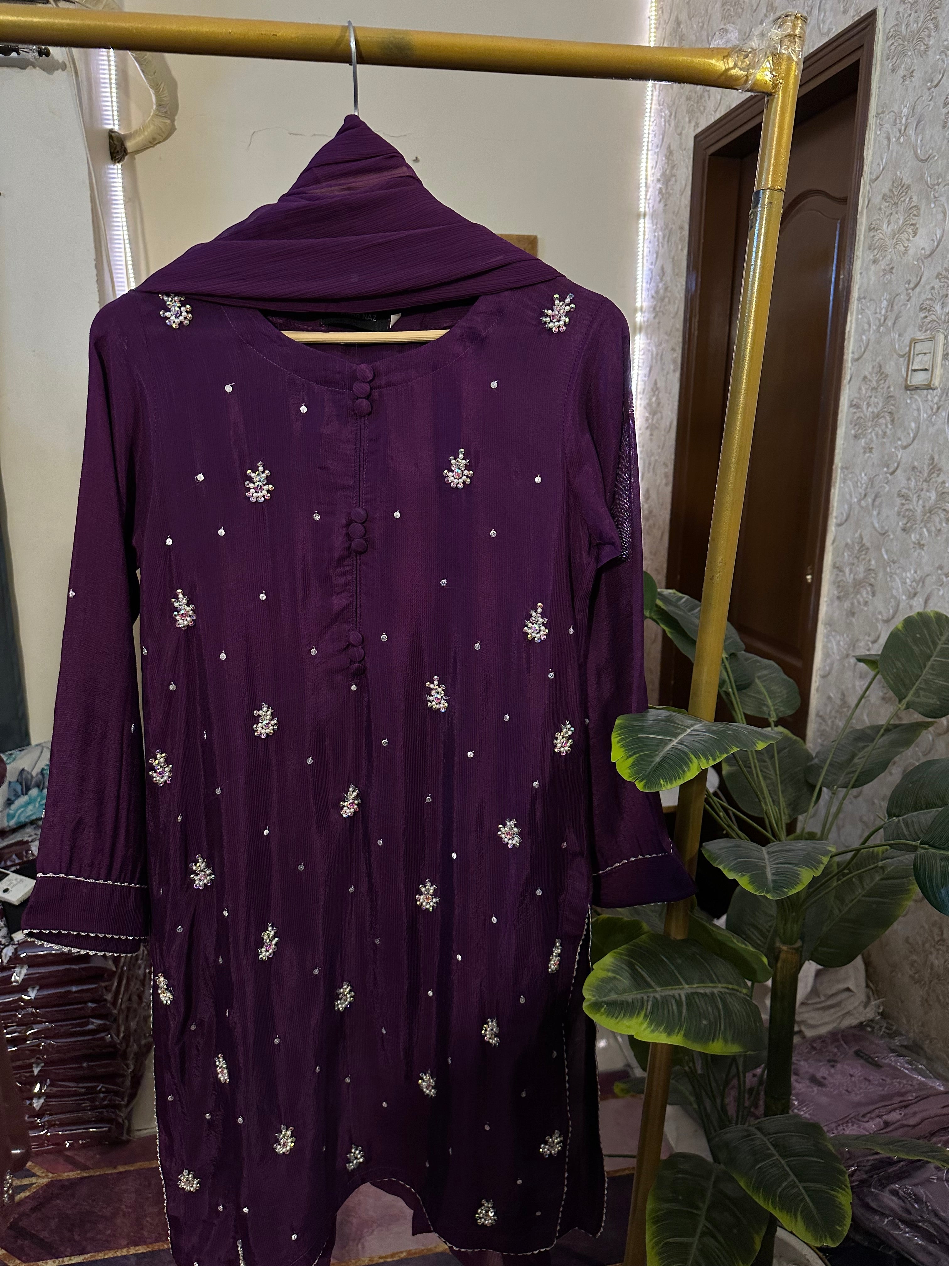 Raw silk handwork