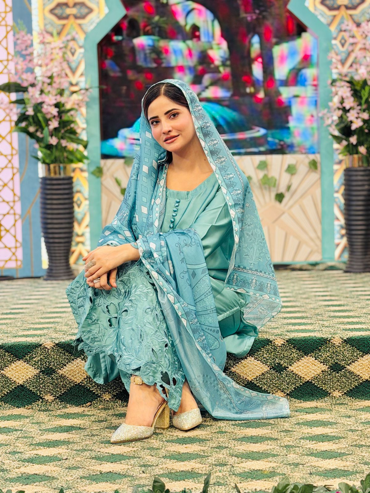 Noor Silk Aqua