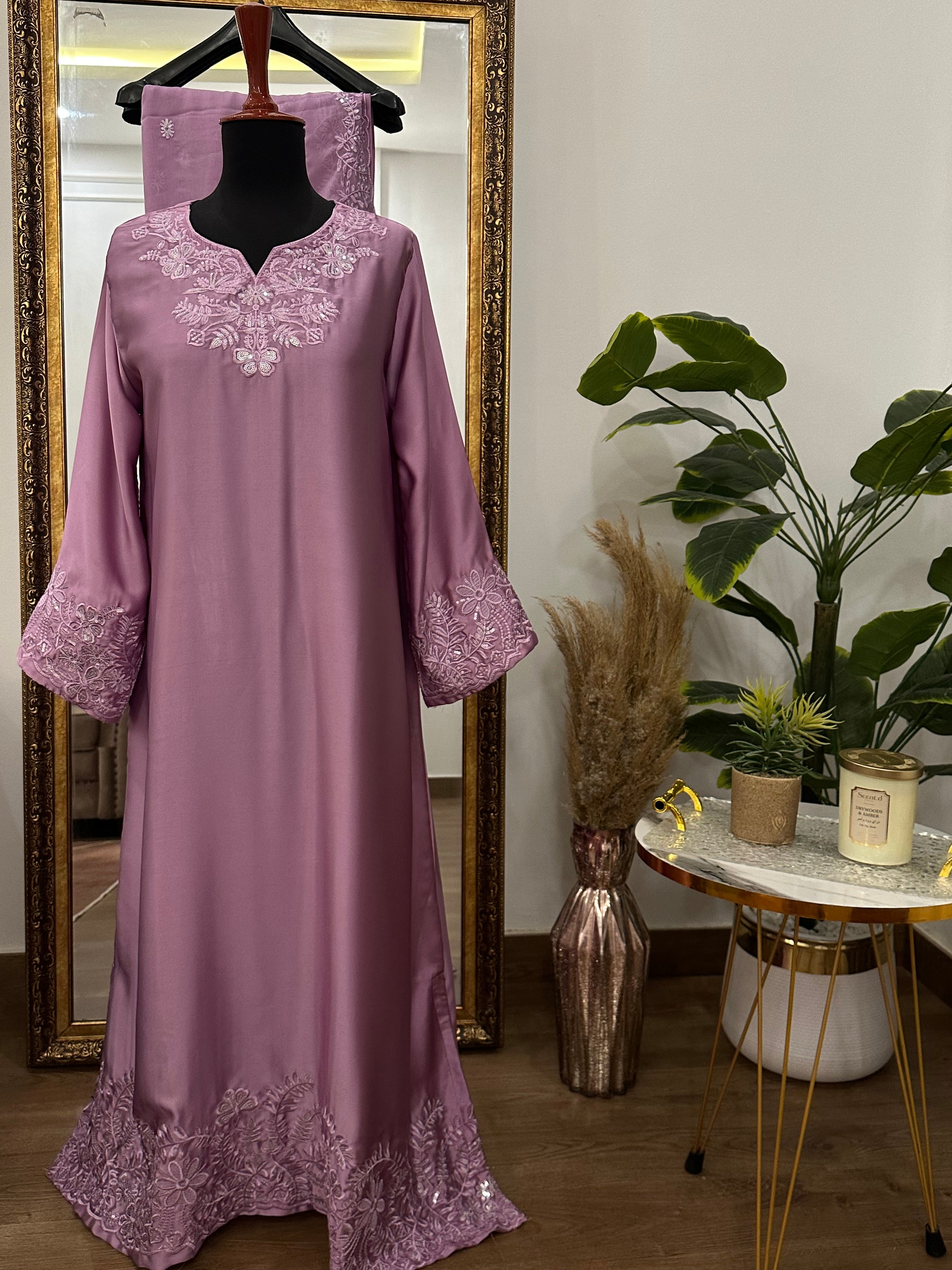 Aaira kaftan levender