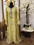 Zarnish kaftan Yellow