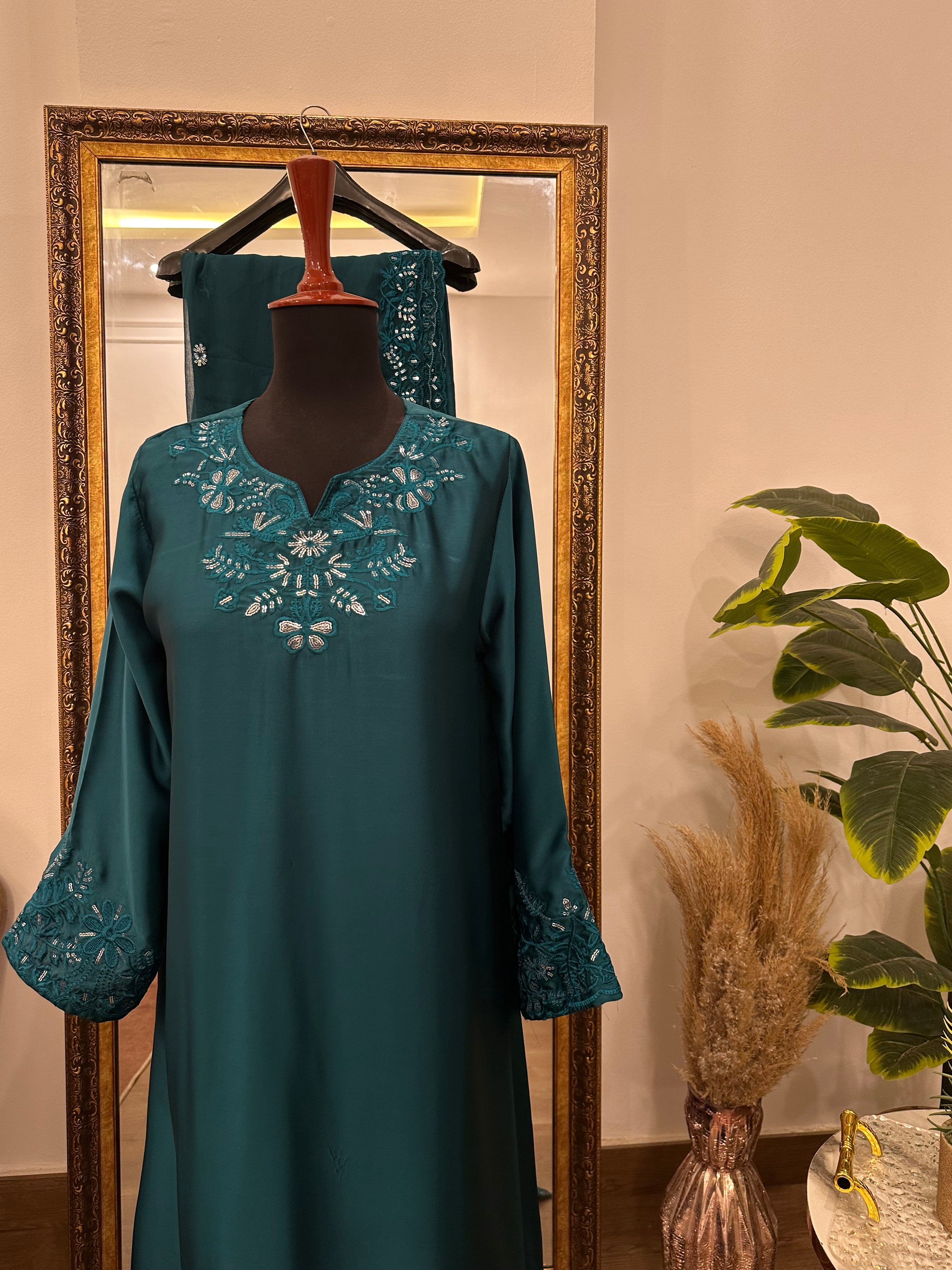 Aaira kaftan Teal