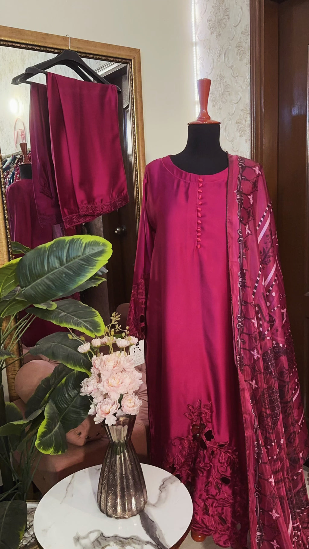 Noor Silk HotPink