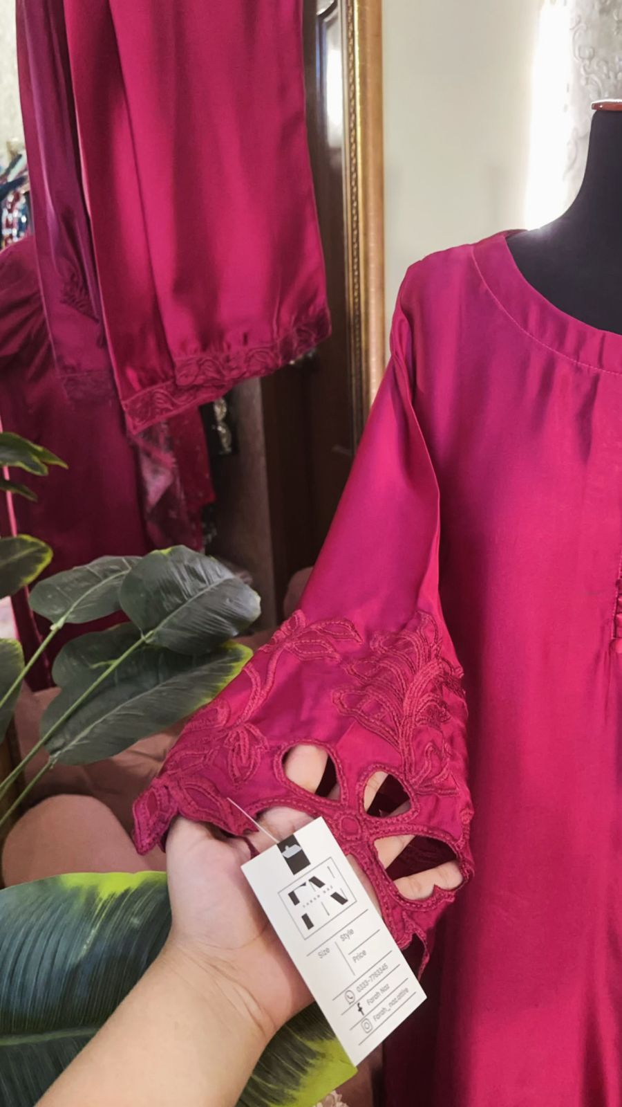 Noor Silk HotPink