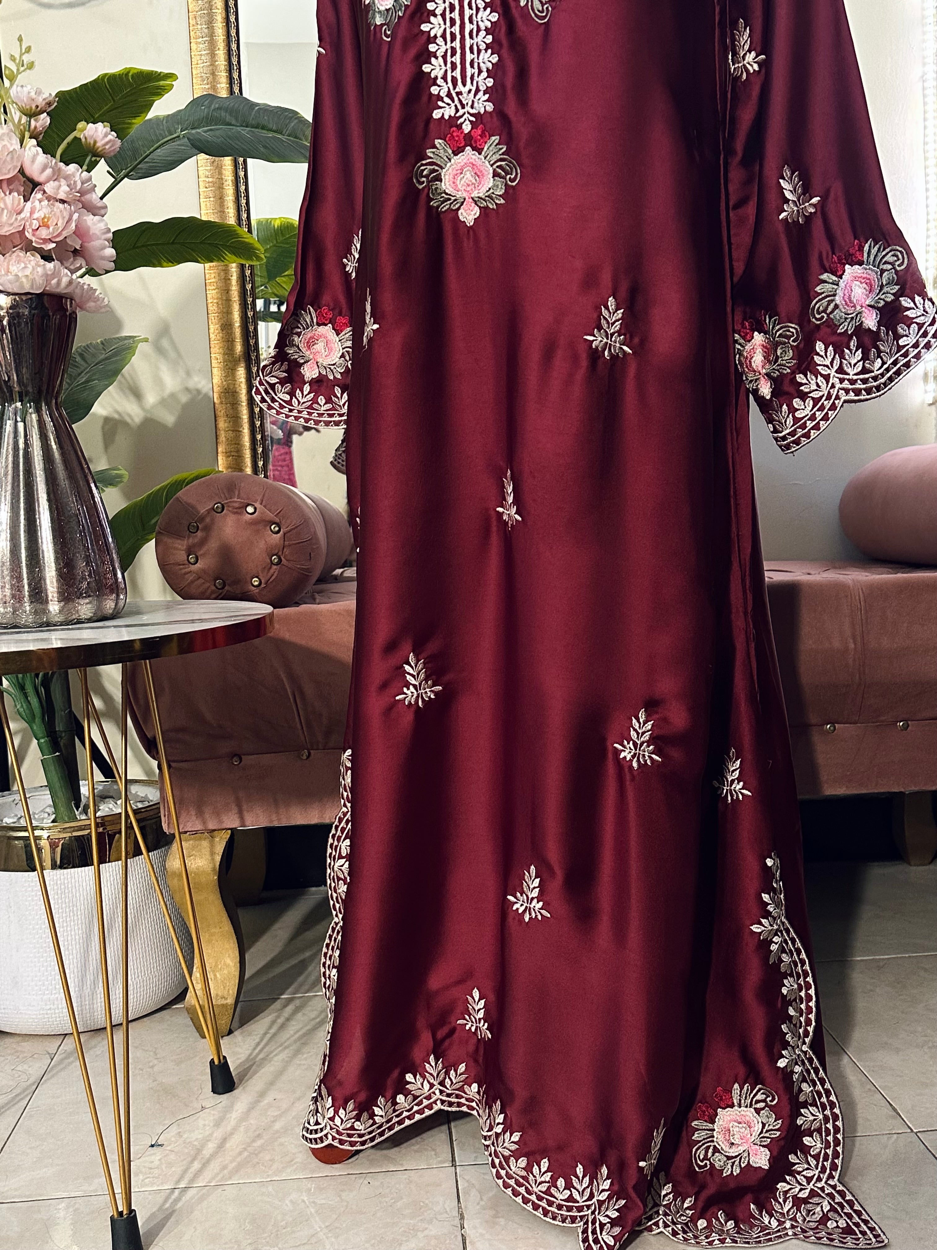 Mehru Kaftan Maroon