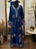 Ishaal kaftan Blue