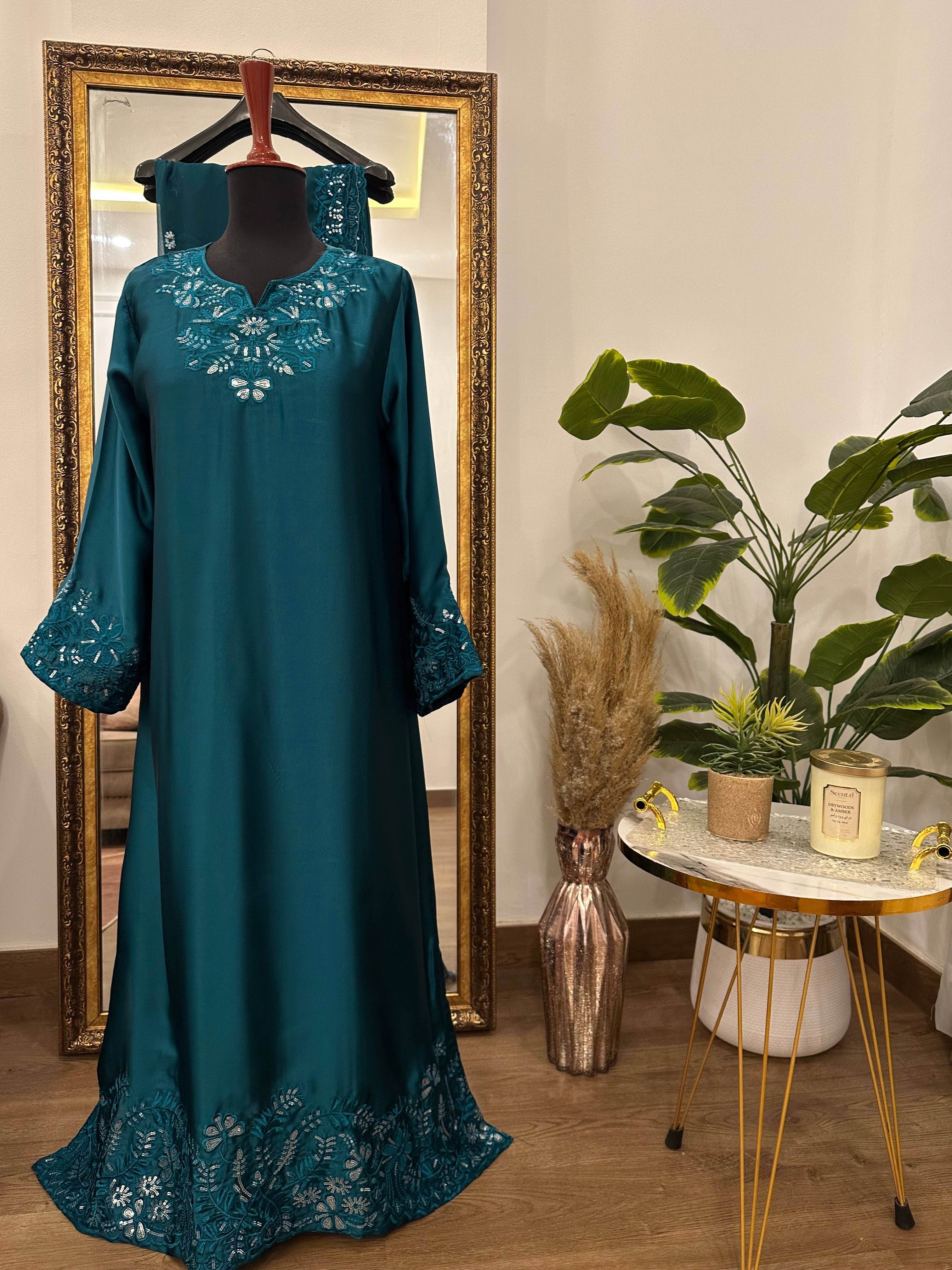 Aaira kaftan Teal