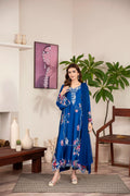 Ishaal kaftan Blue