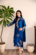Cutwork Kaftan Blue