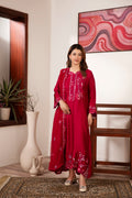 Russian Silk Kaftan HotPink