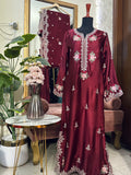 Mehru Kaftan Maroon