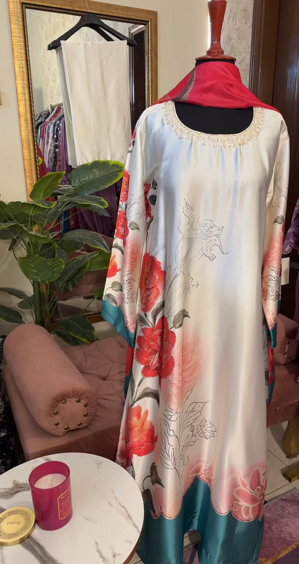 White Floral Digital