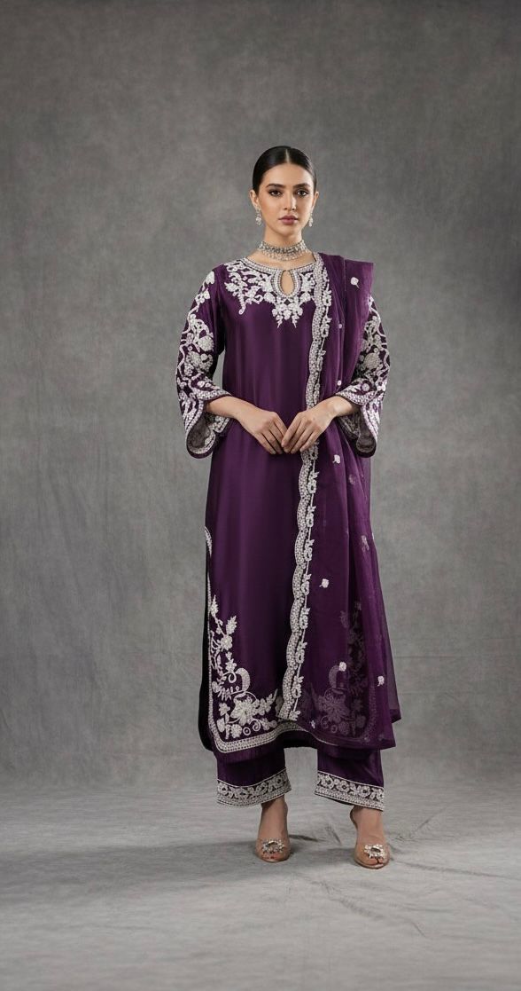 Zarnoor Silk Set