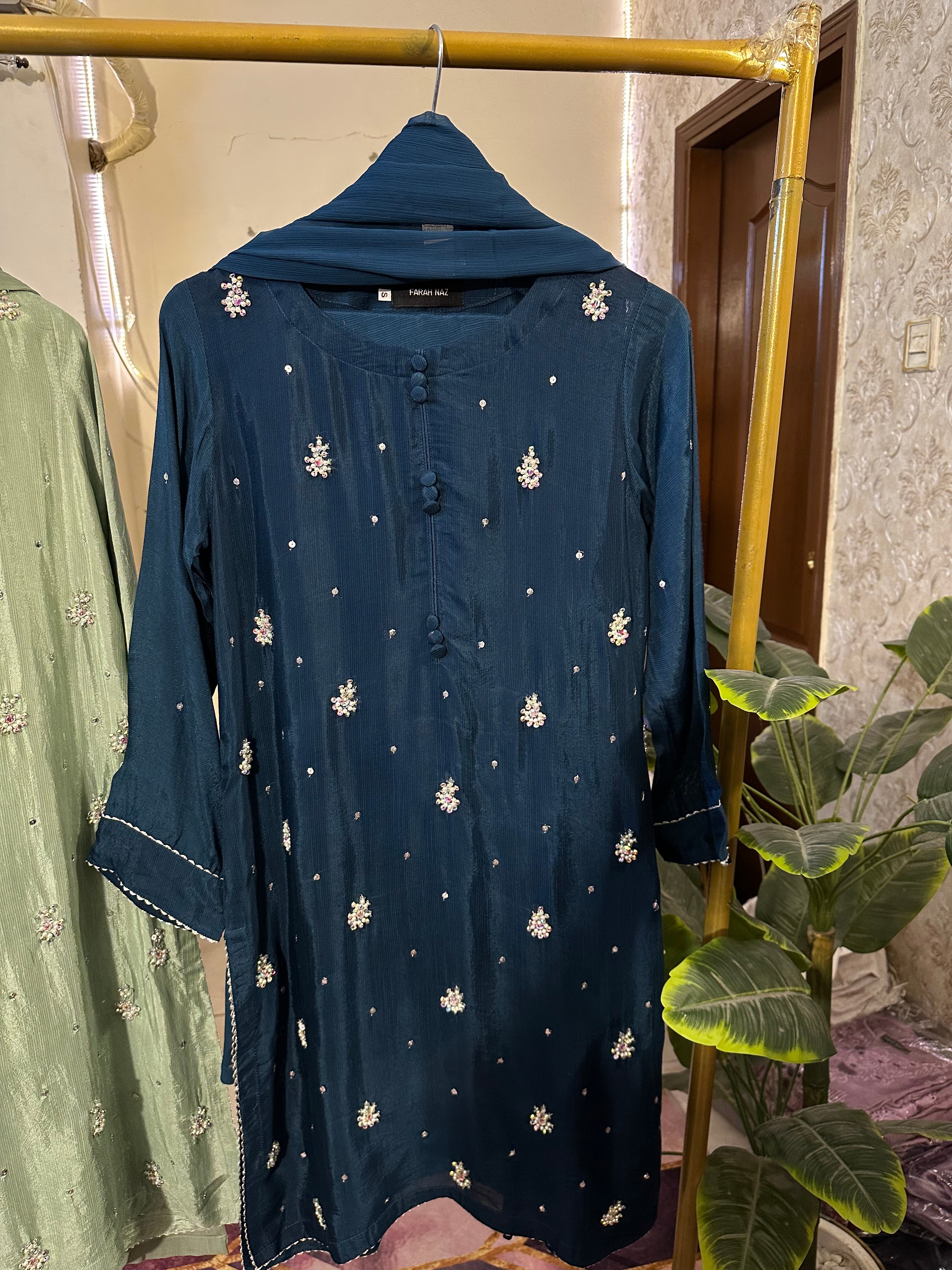 Raw silk handwork