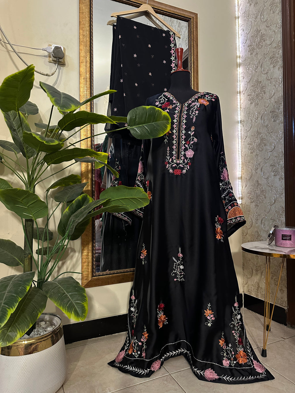 Sana Kaftan Black