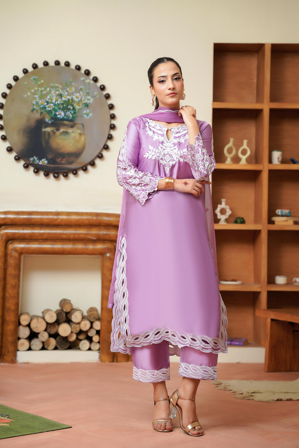 Nazneen Silk Lilac