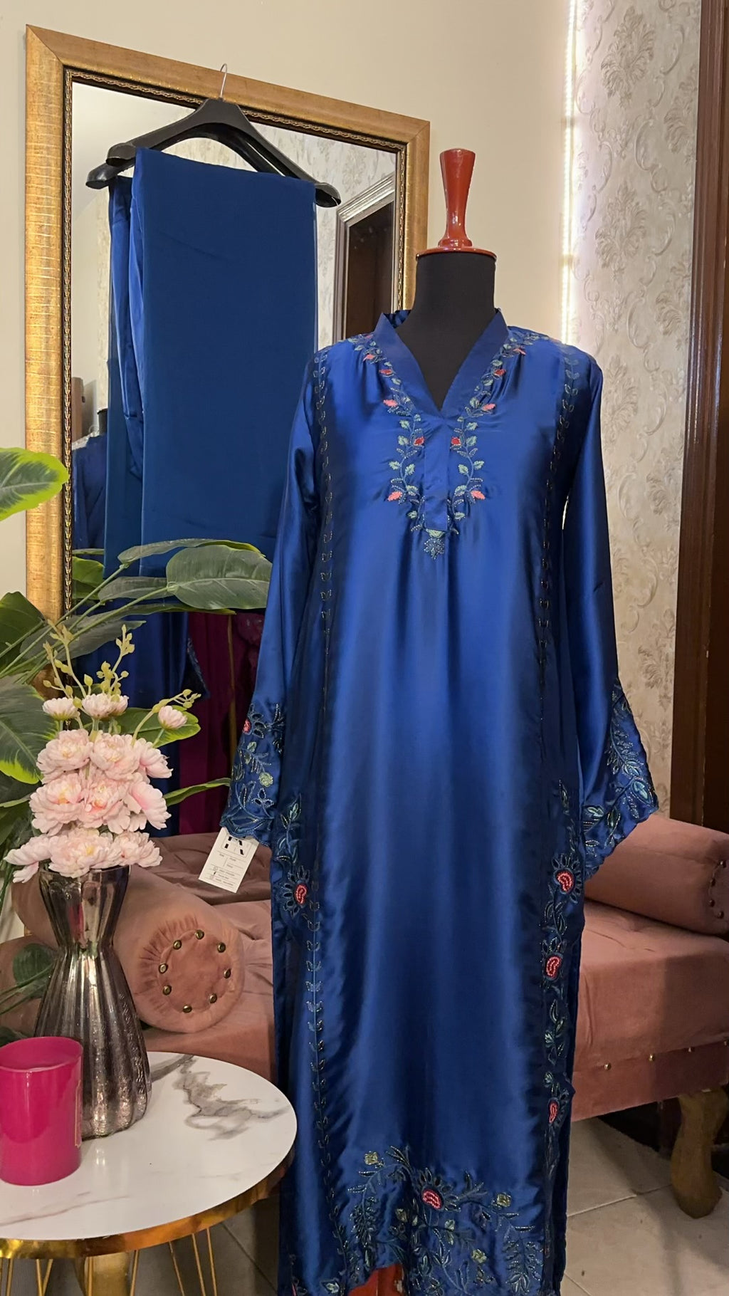 Laser Cutwork Blue