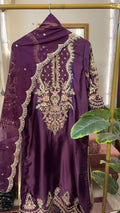 Zarmina Silk Plum