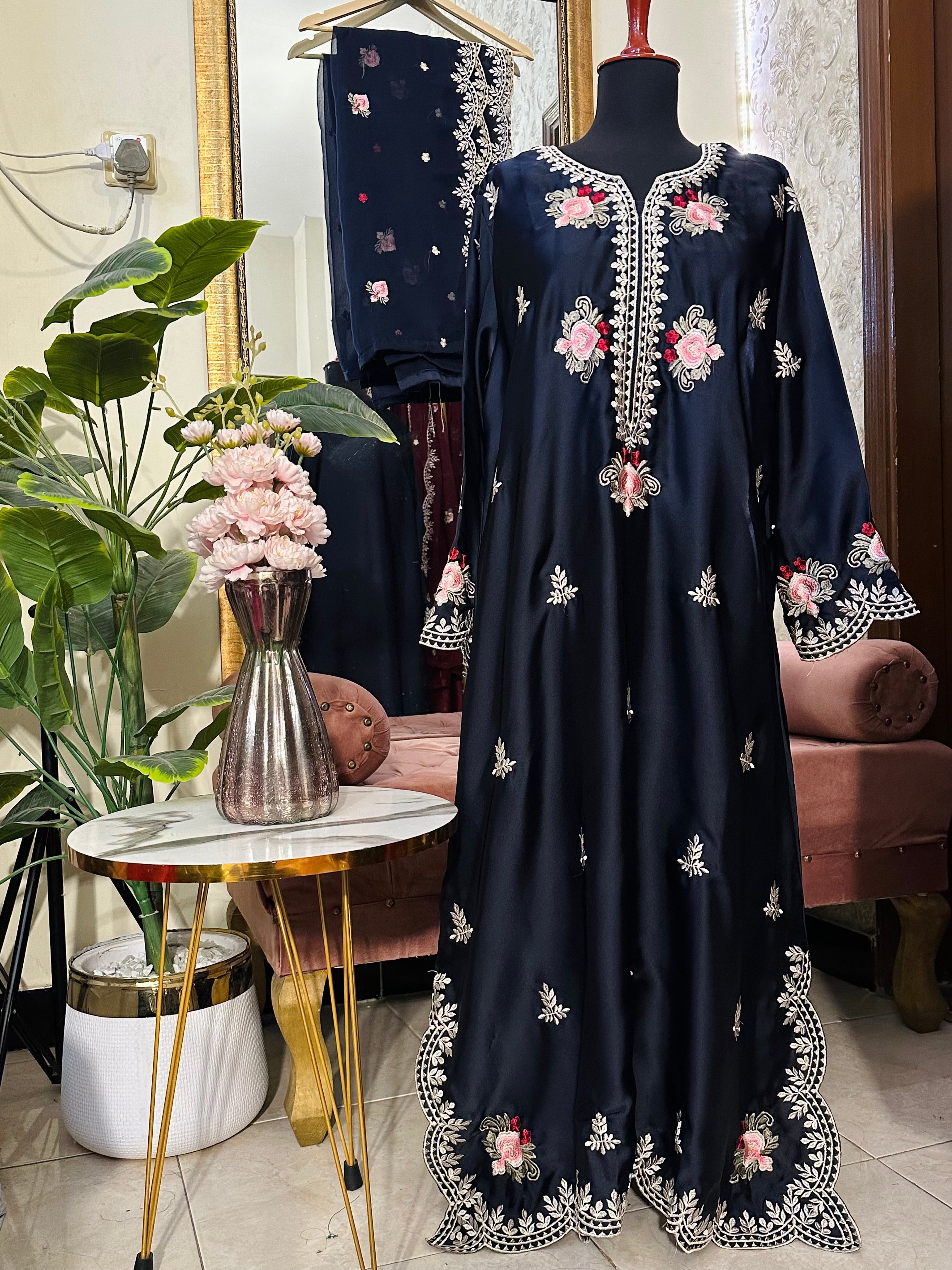 Mehru Kaftan Blue