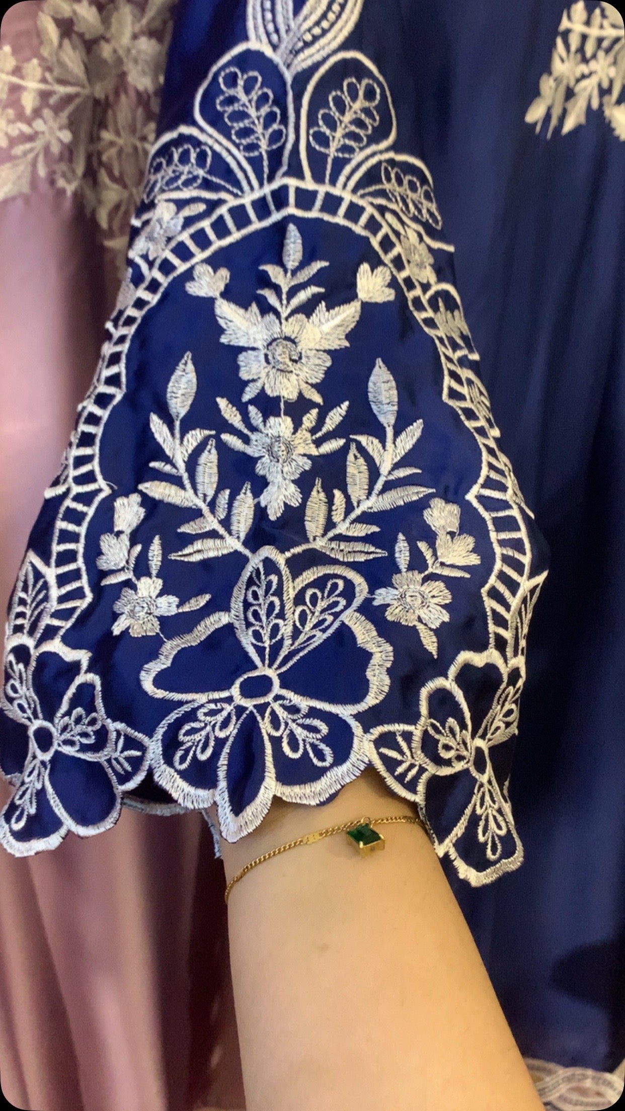 Nazneen Silk Blue
