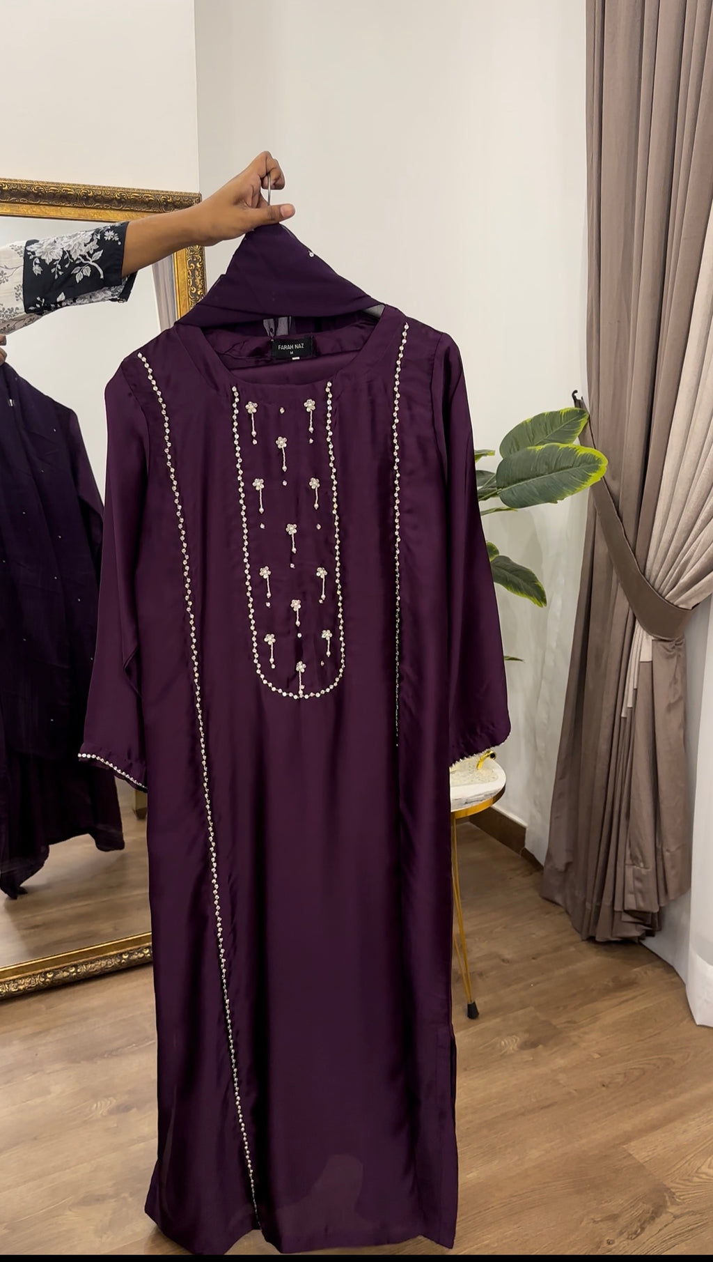 Rimestone Kaftan Plum