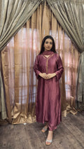 Nazneen Crush Silk Set MeetPink