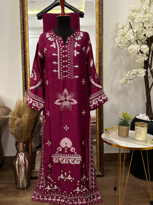 Aliza kaftan Purple