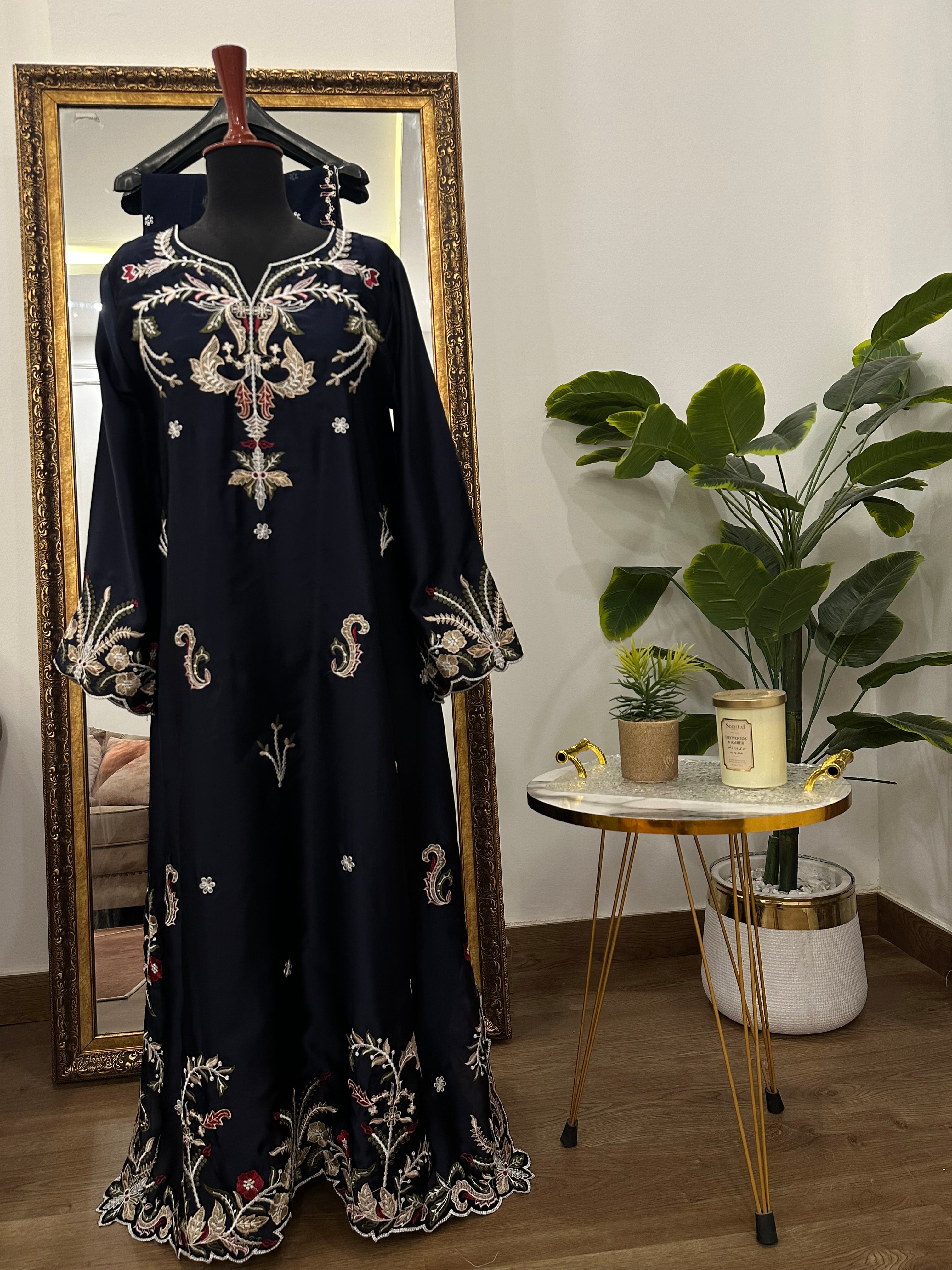 Ayesha Kaftan Midnight Blue