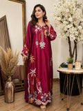 Mahveen kaftan Reddish Pink