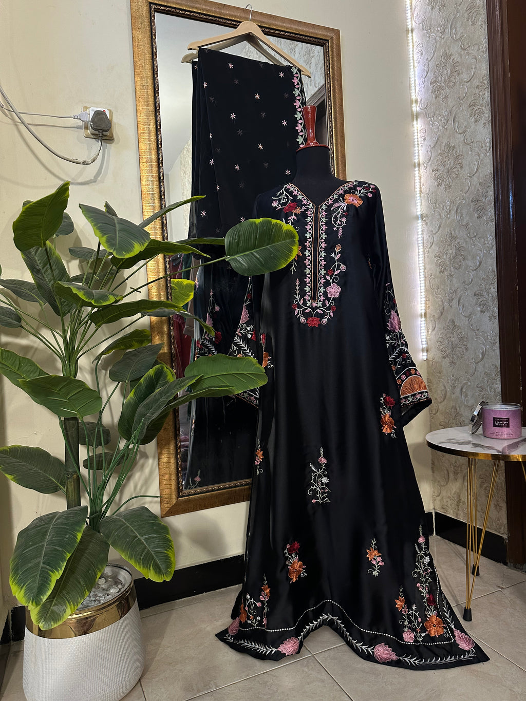 Sana Kaftan Black