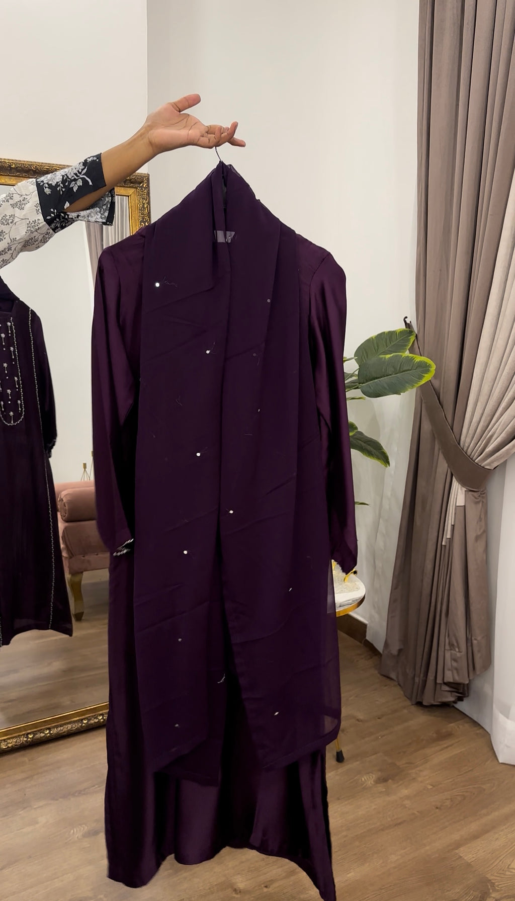 Rimestone Kaftan Plum
