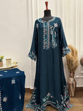 Russian Silk Kaftan Zink