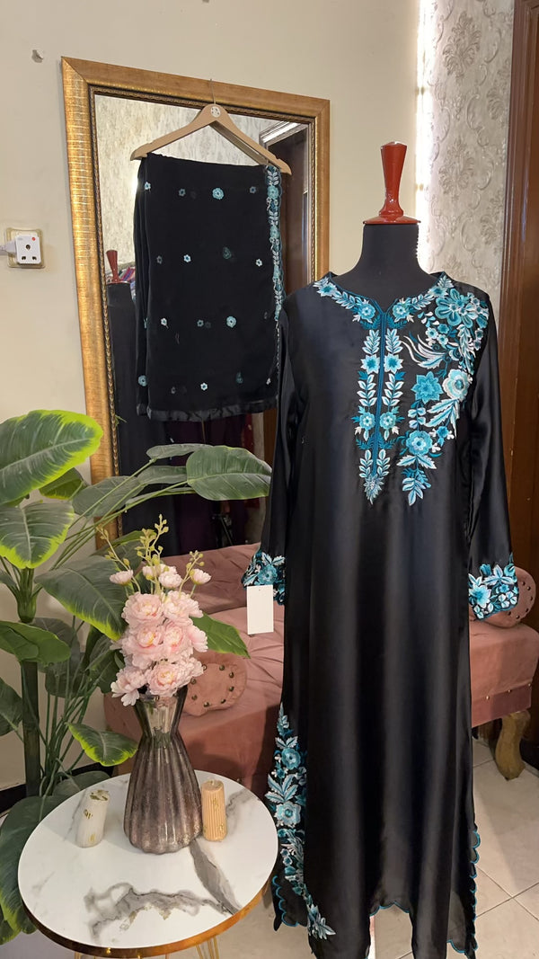 Kaftan Silk Teal
