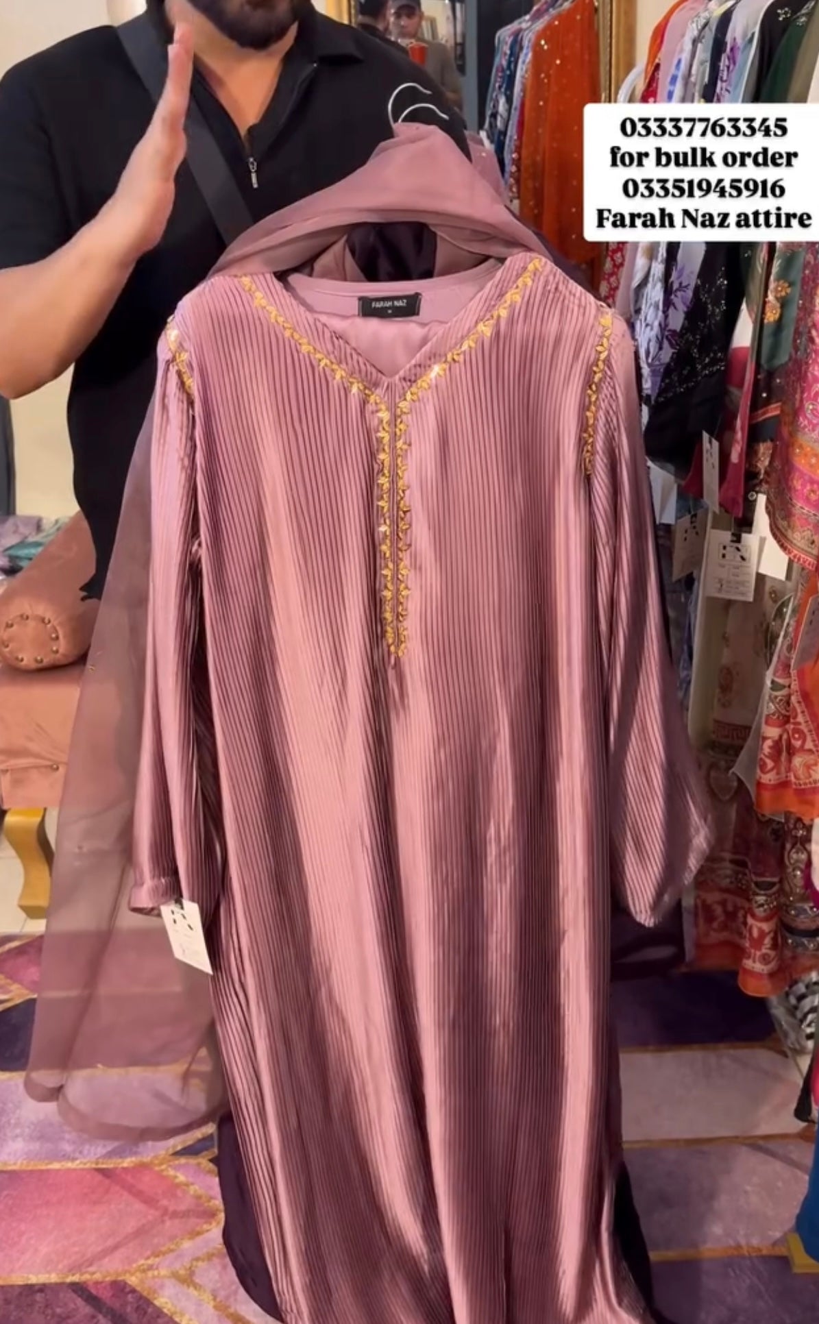 Nazneen Crush Silk Set