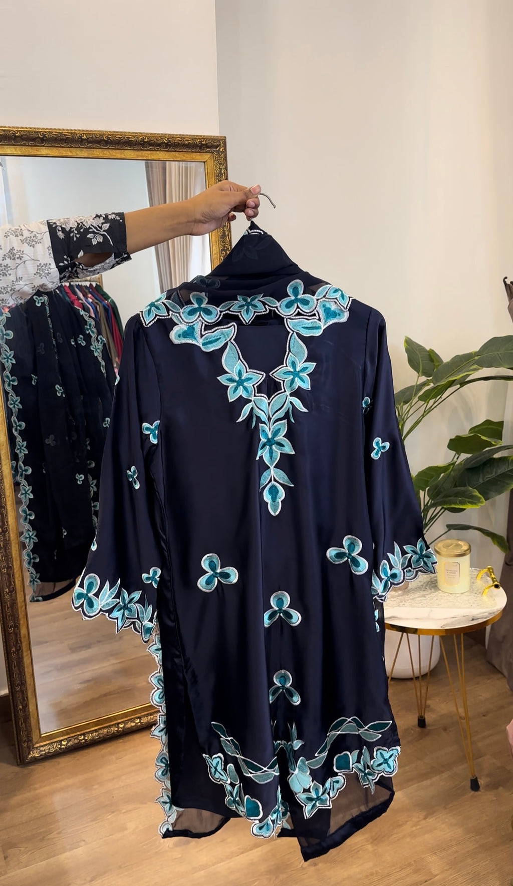 Aina Farshi Navy Blue
