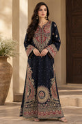 Mahira kaftan Navy Blue