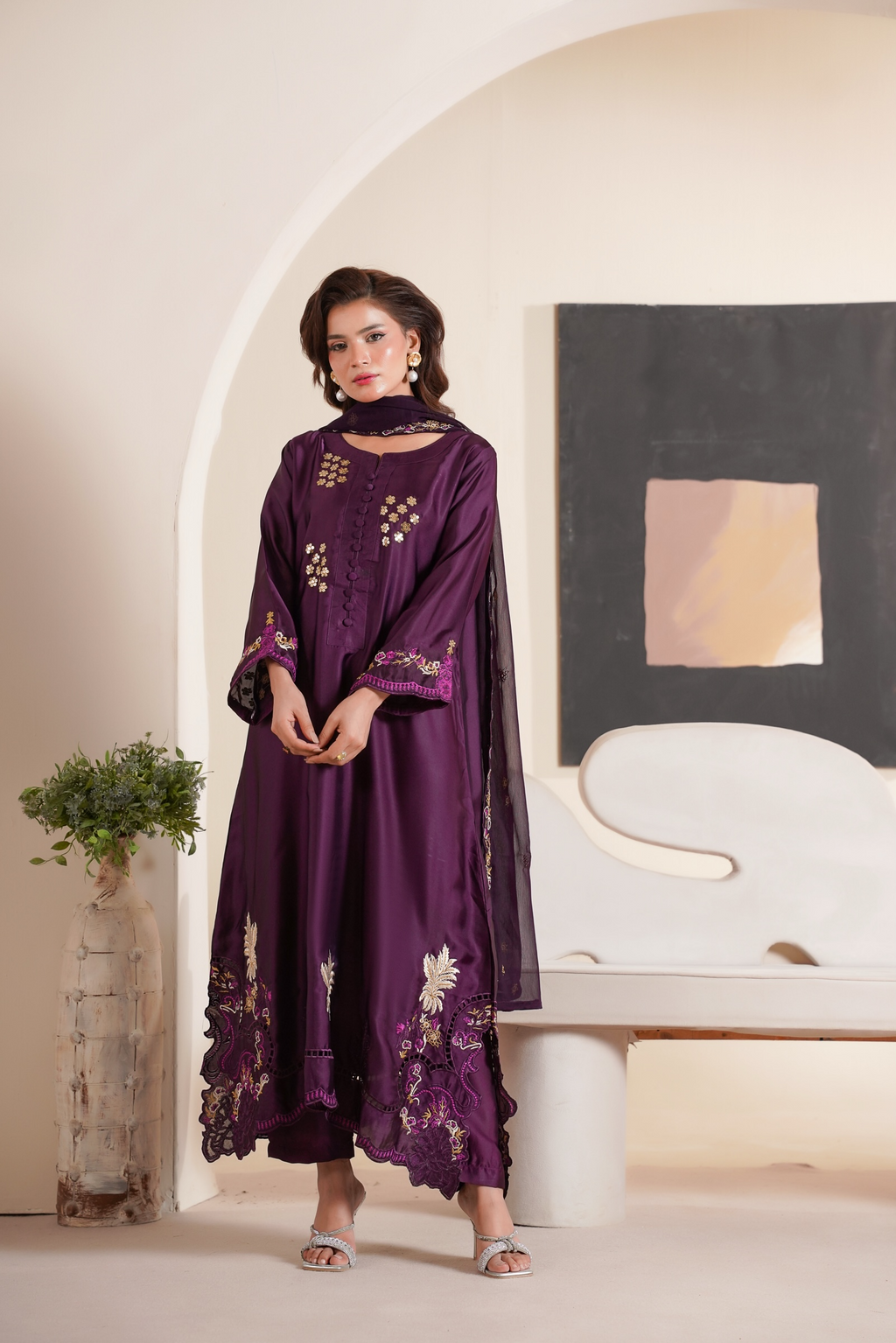Kaftan 7 Plum