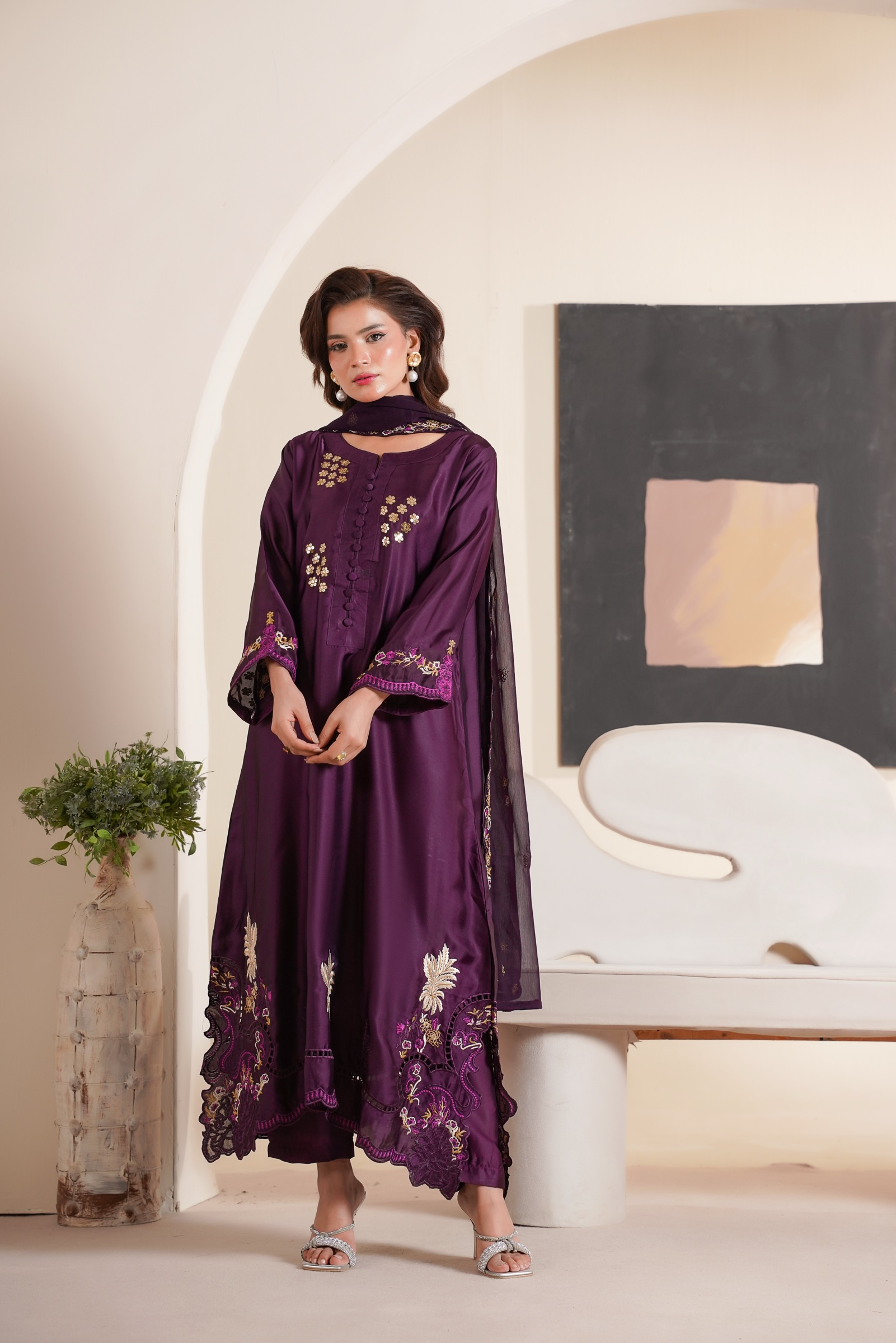 Kaftan 7 Plum