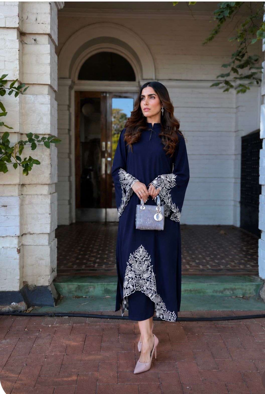 Jhorjhat kaftan shirt Neavy Blue