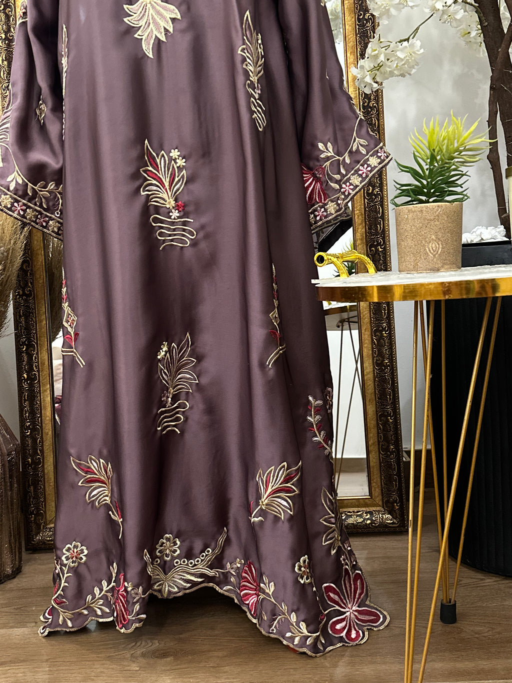 Flora Kaftan Purple