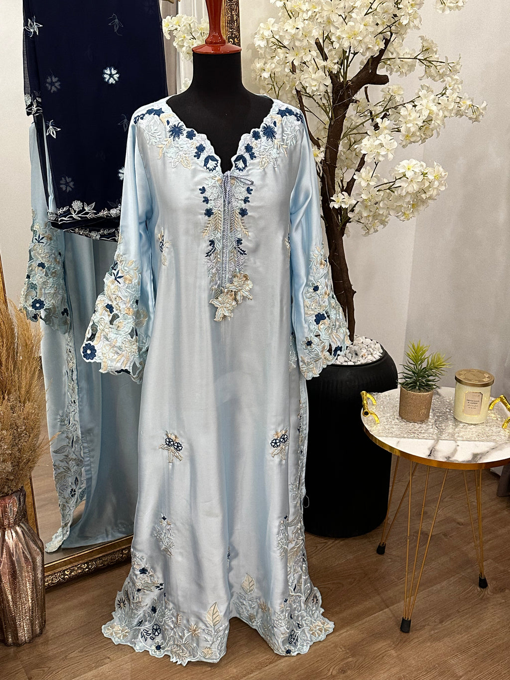 Ruby kaftan Ice Blue