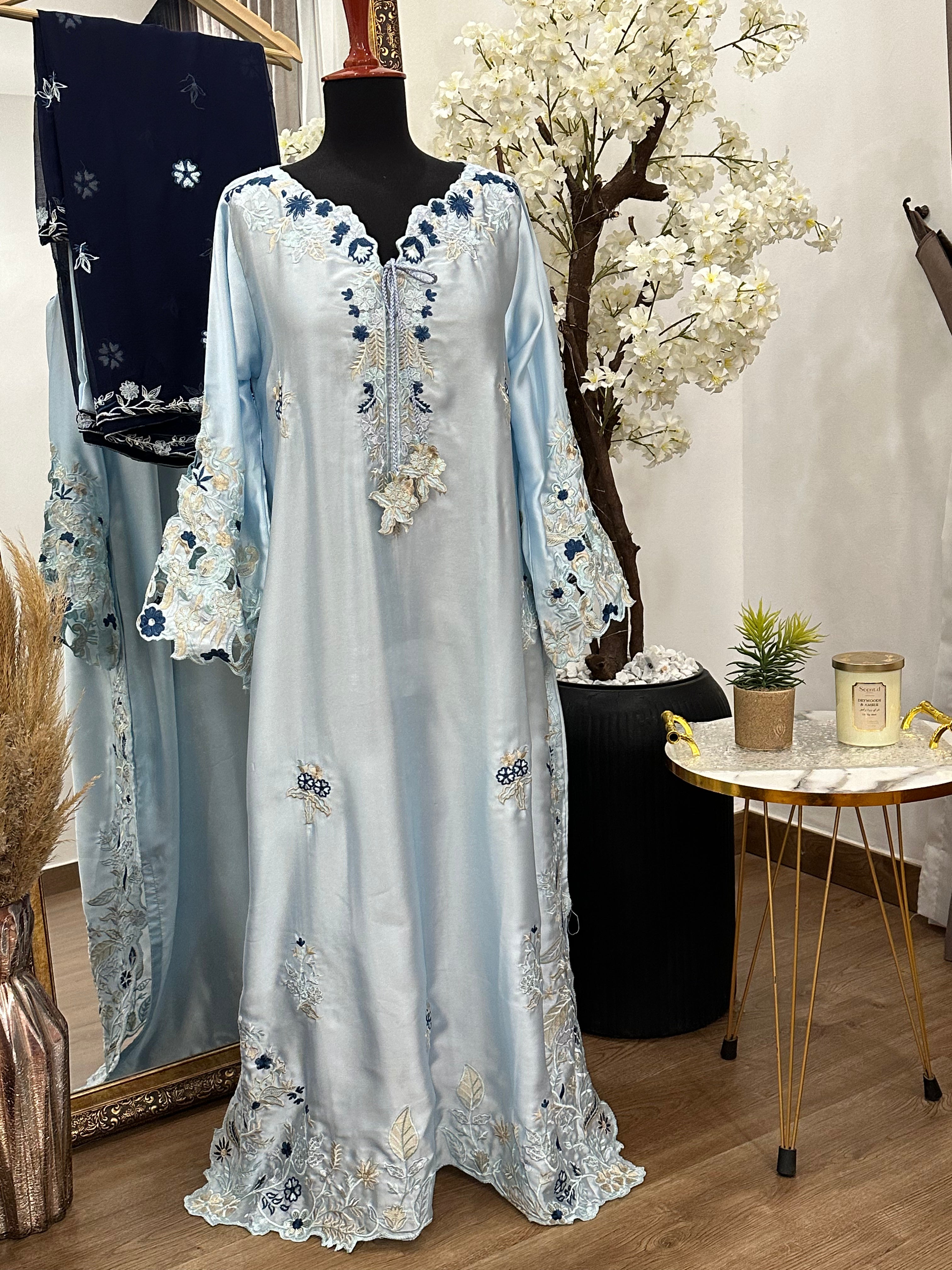 Ruby kaftan Ice Blue