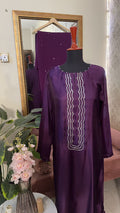 Hania Silk Plum