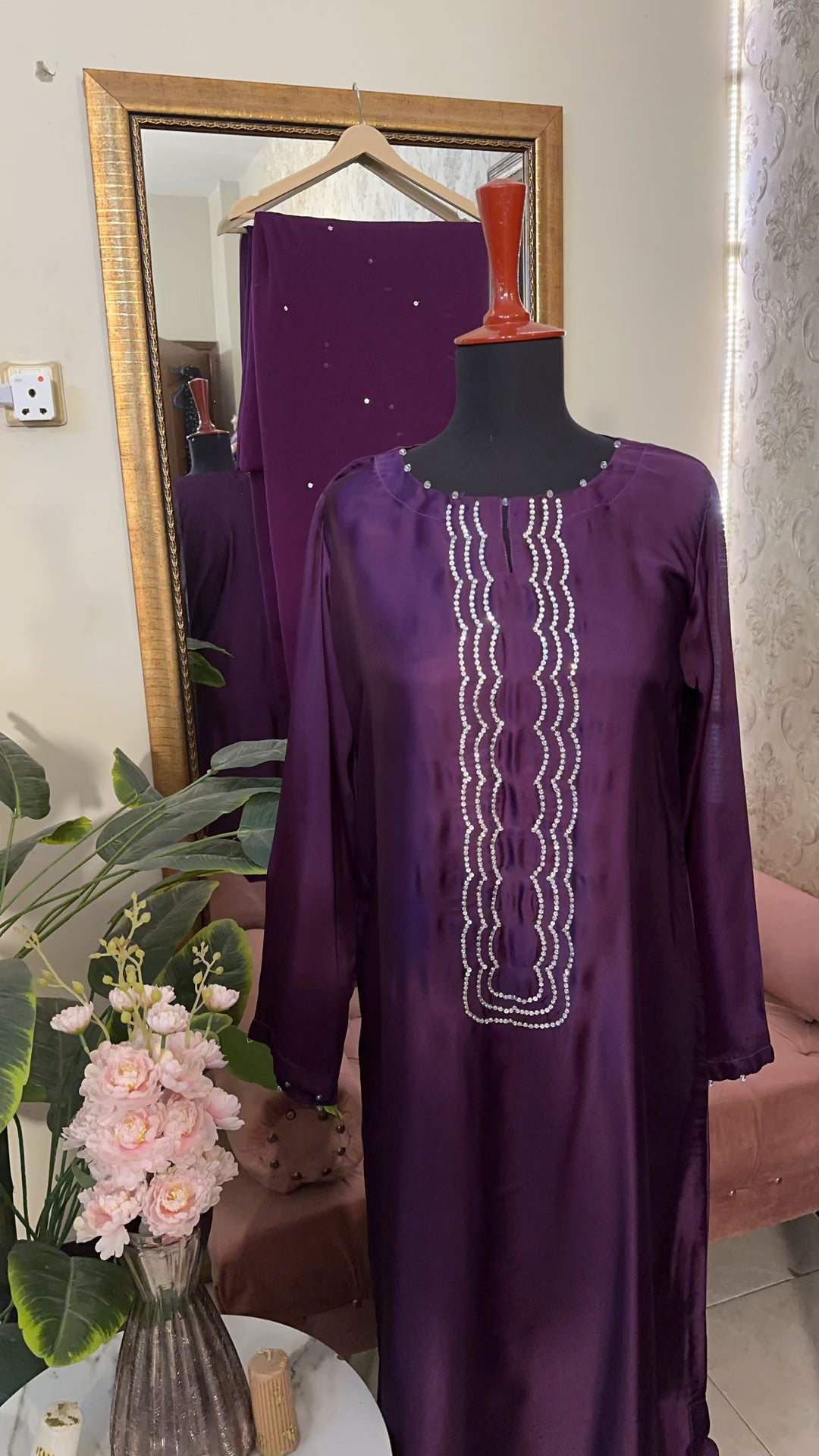 Hania Silk Plum