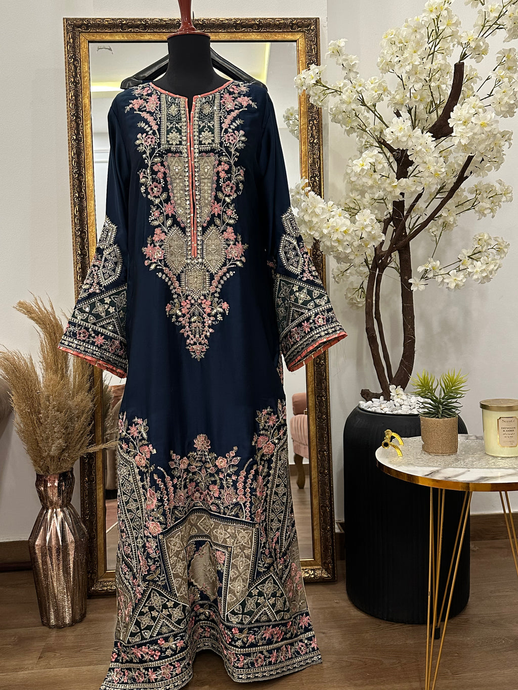 Nureh kaftan Blue