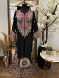 Mahira kaftan Black