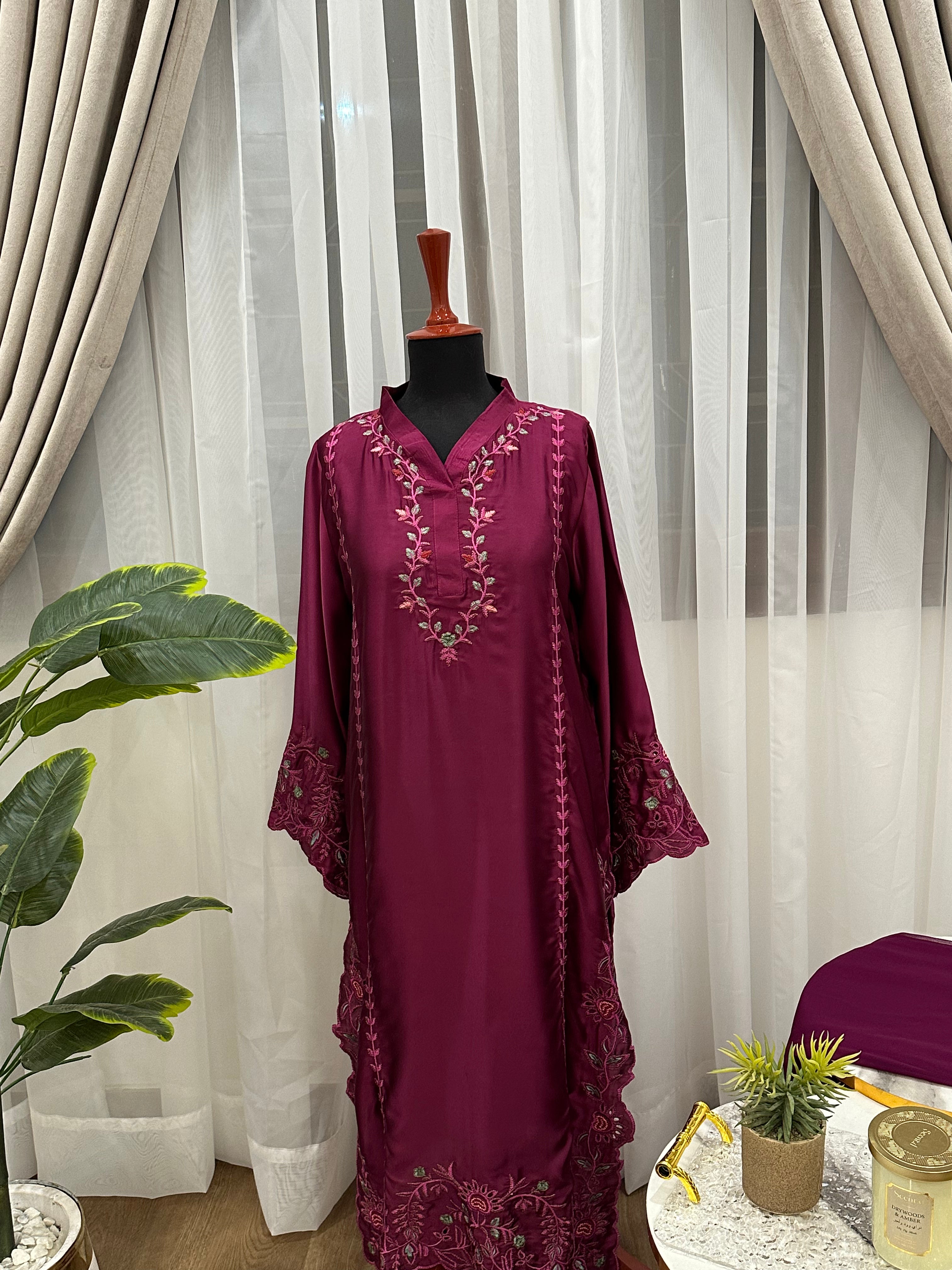 Laser Cutwork Purple
