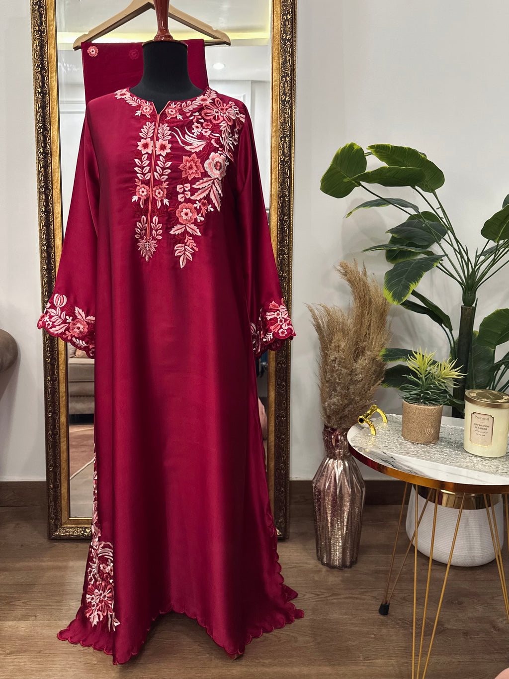 Serene Kaftan Hot Pink